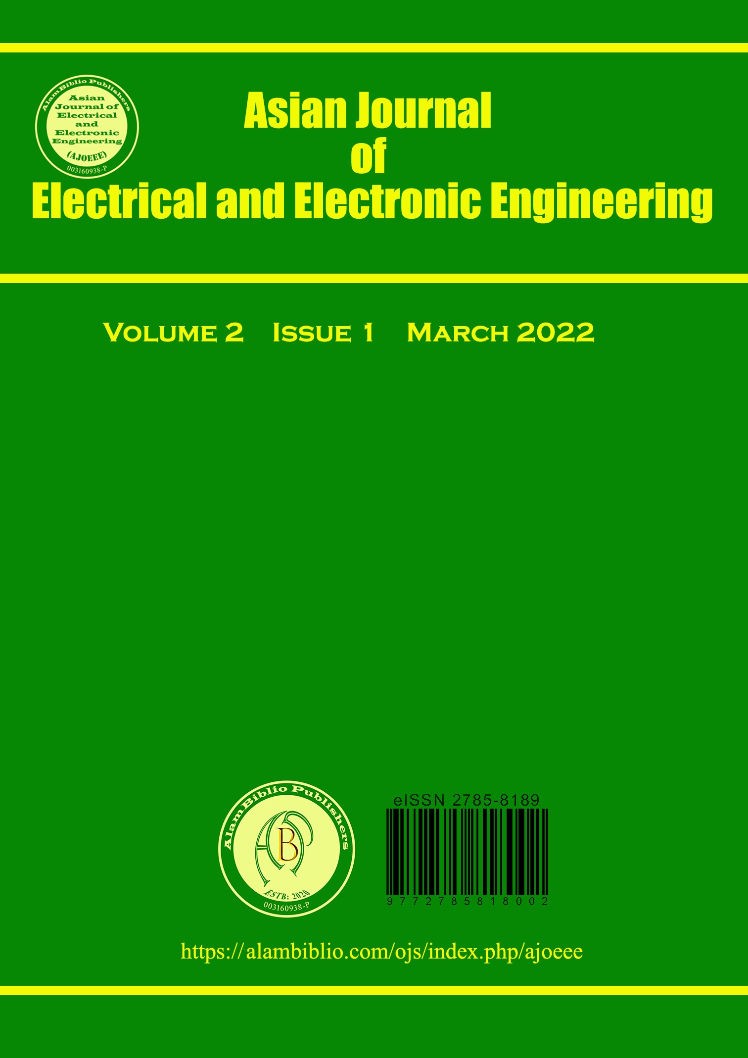 Asian Journal of Electrical and Electronic Engineering Vol 2 No 1