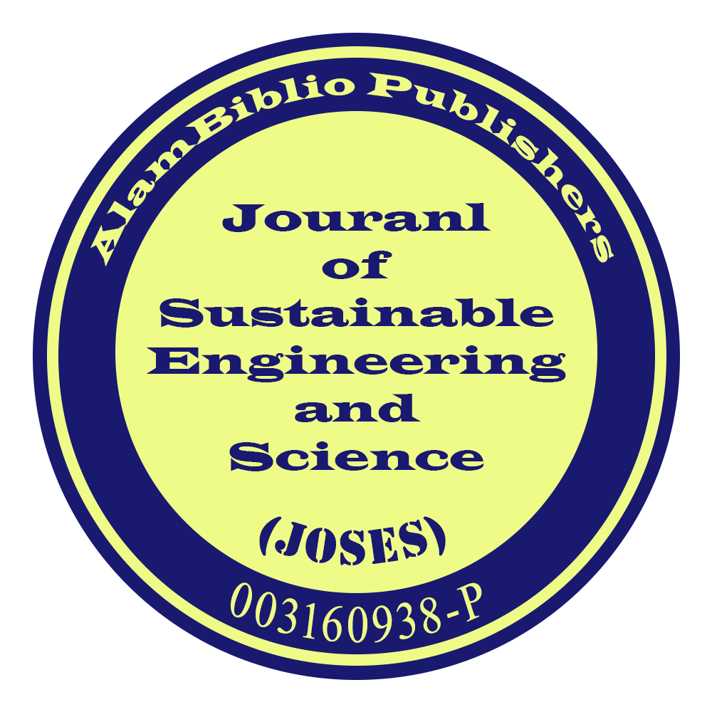 Journal of Sustainable Engineering and Sciences